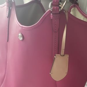 Coach Peyton Saffiano Leather Zip Top Tote